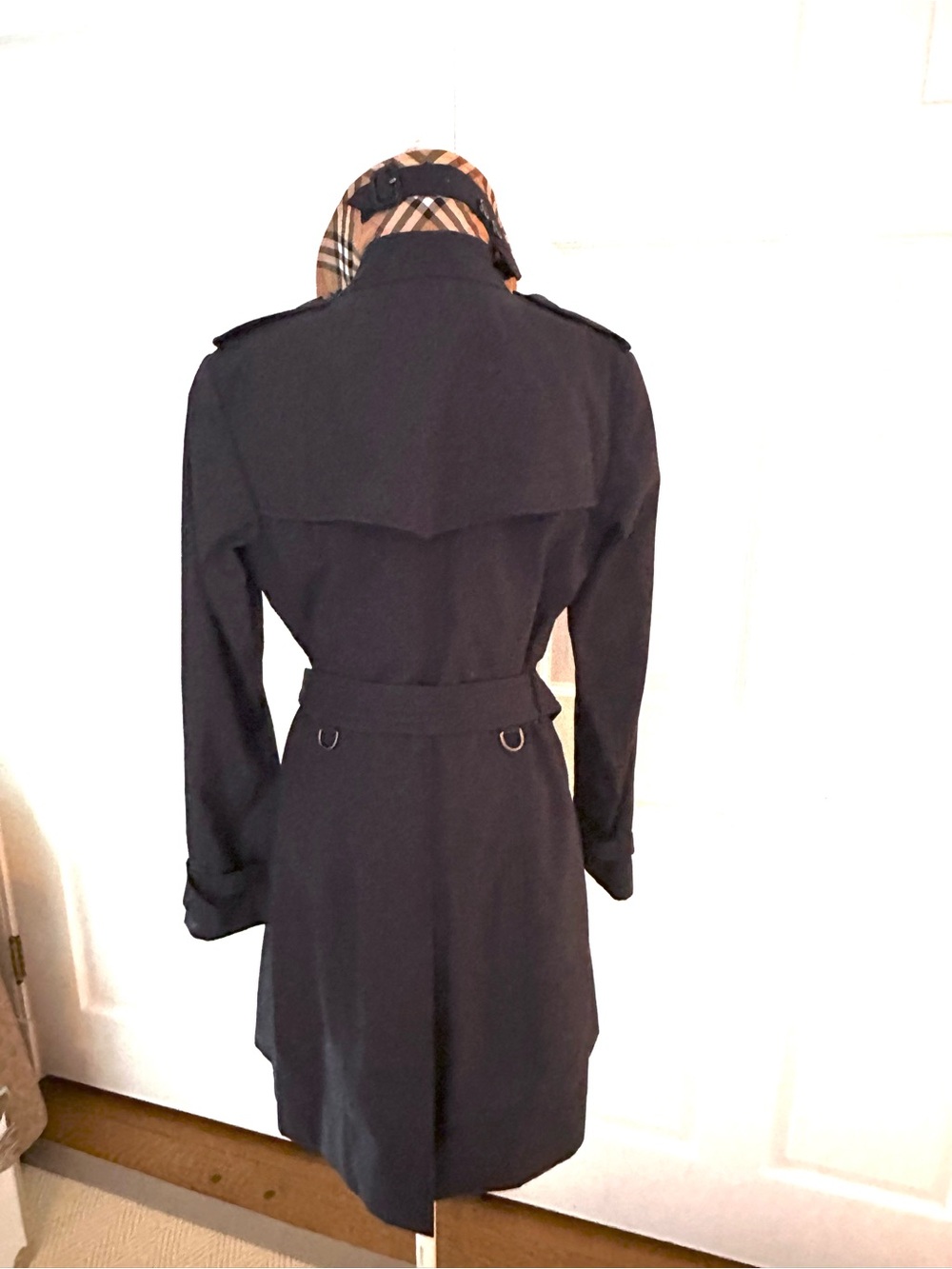 Burberry Chelsea Heritage Trench Black US Size 8 Medium NEW!!! Made in England - Picture 5 of 15